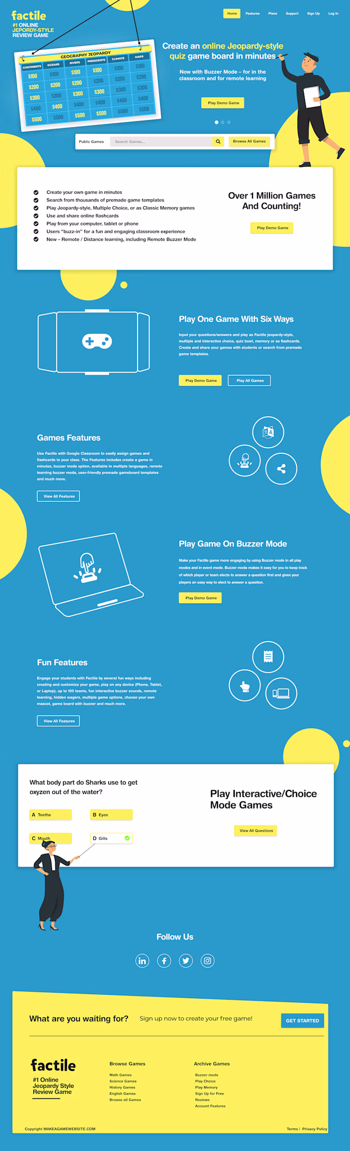 Playfactile a geopardy online gamming app