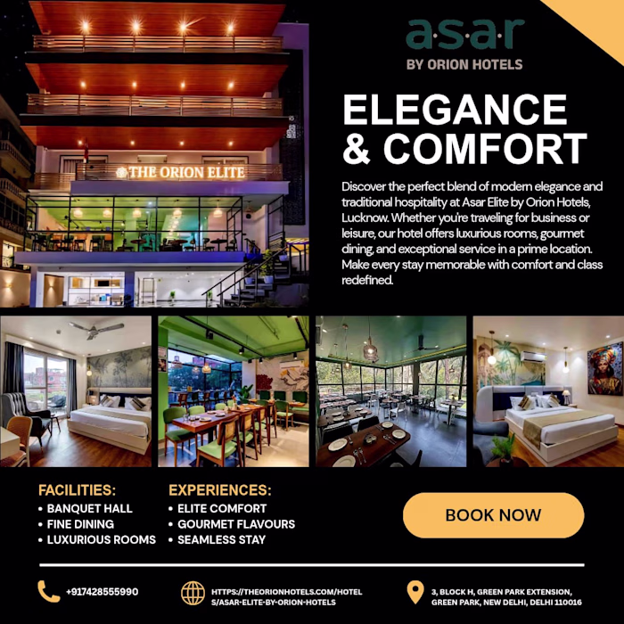 Hotel Flyer Design - Asar by Orion Hotels