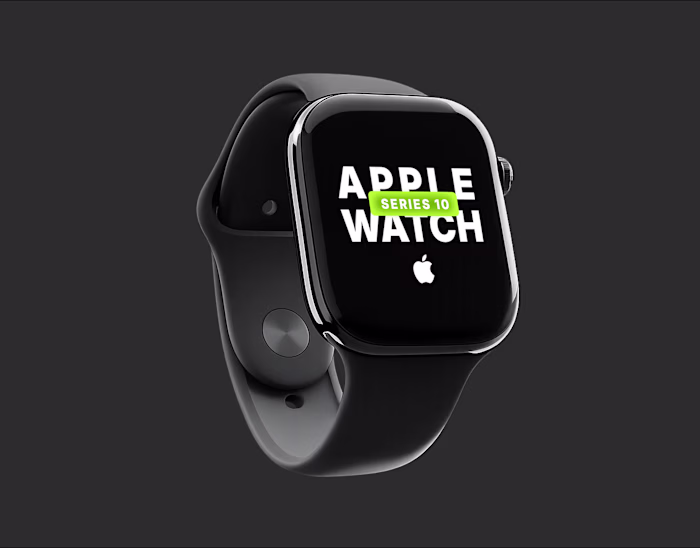 Free Apple Watch Series 10 Mockup (PSD)