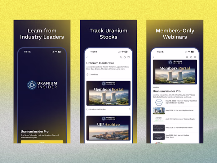 Kajabi Branded Mobile App - Uranium Insider