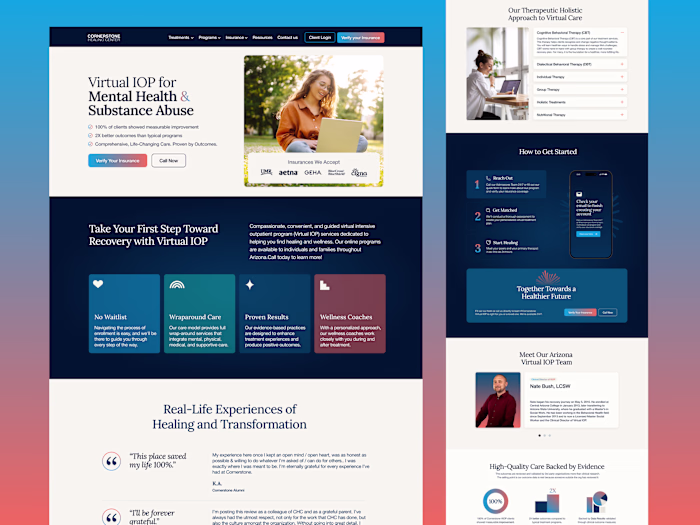 Cornerstone Healing Center - Website