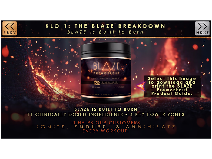 Screenshot from a high-impact product