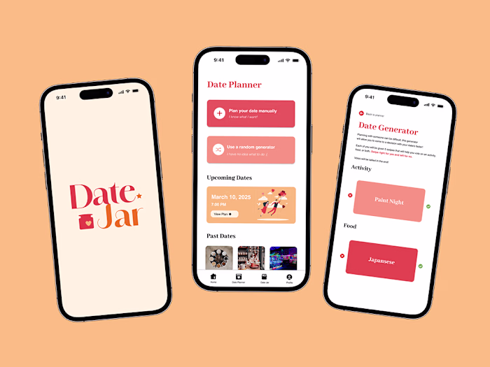 Case Study:Date Planning Mobile App Design