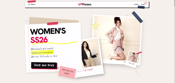 I designed this fashion e-commerce