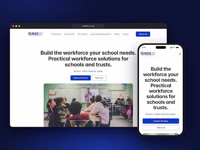National School Services - Multi-Page Website & CMS Build