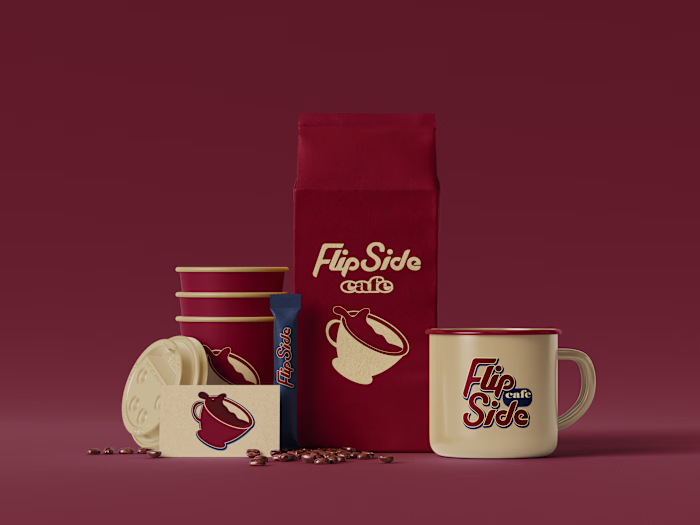 Brand Design for FlipSide Cafe