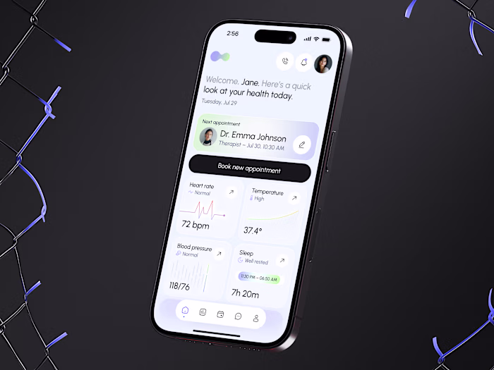 💙 Mobile design for medical app | Hyperactive
