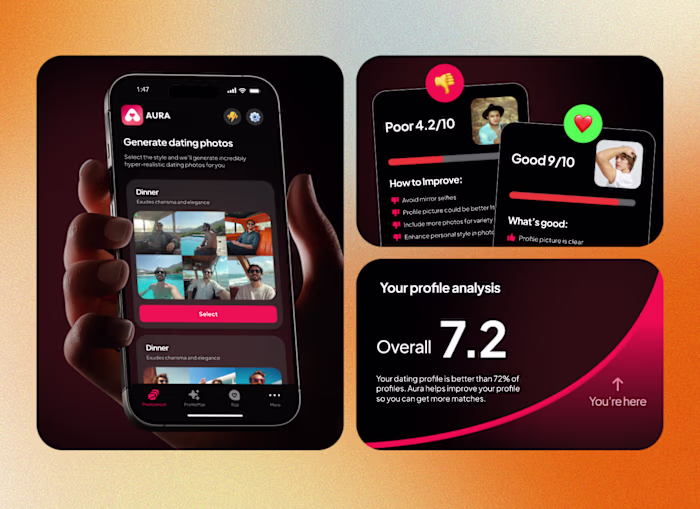 AURA - Mobile UI/UX