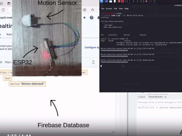 Using Motion Sensors as an Adversary