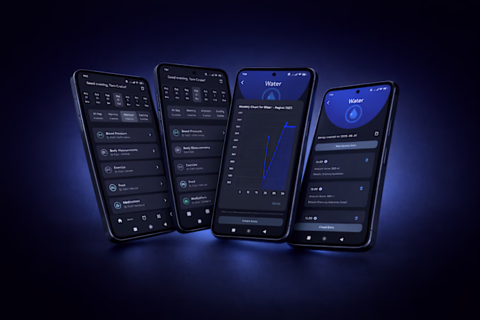 Vitaloop: Comprehensive Health Tracking Mobile App