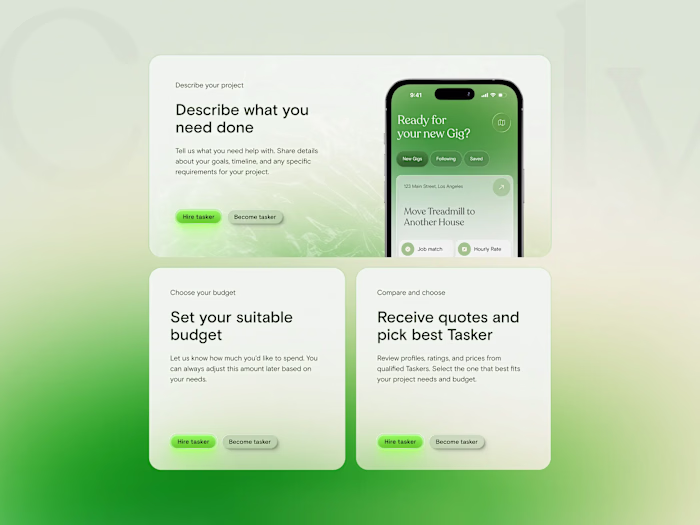 UI/UX Design for Crewly - Streamlined Service Booking App