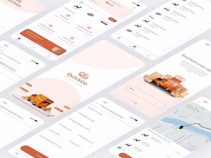QuickGo: A Case Study of a User-Friendly Courier Service App