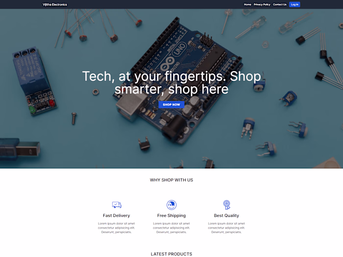Ecommerce Shop With Stripe And Ethereum Payment