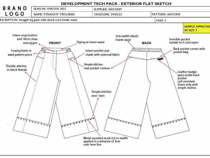 FASHION TECH PACK
