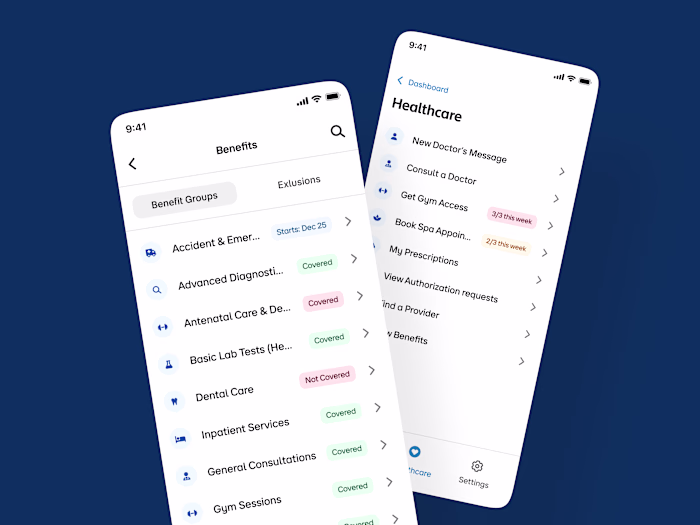 Health App Redesign