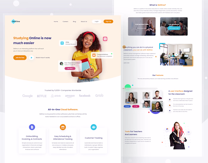 Landing page Design