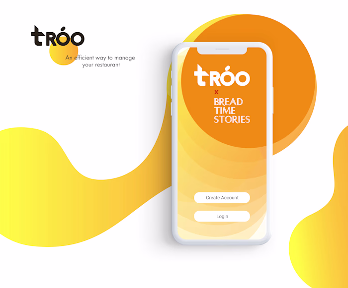 TRÓO - A UI/UX Project for Restaurant Management
