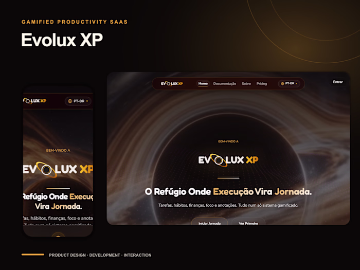 Evolux XP — Gamified Productivity SaaS