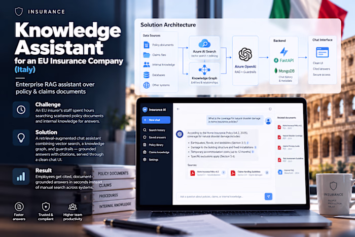 Enterprise RAG assistant over policy & claims documents