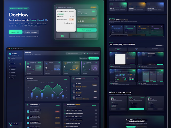 DocFlow — AI Document & Workflow Intelligence