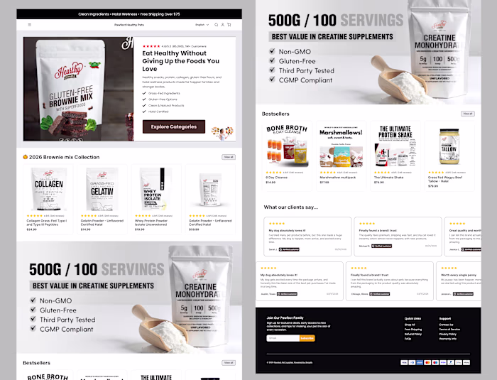 Built this homepage to feel