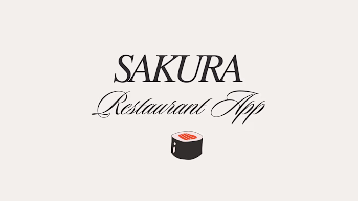 Sakura : Restaurant App (Tablet)
