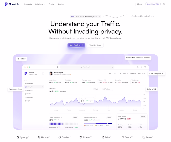 SaaS Landing Page Hero Design
