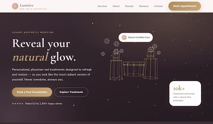 MedSpa Website & Online Booking System