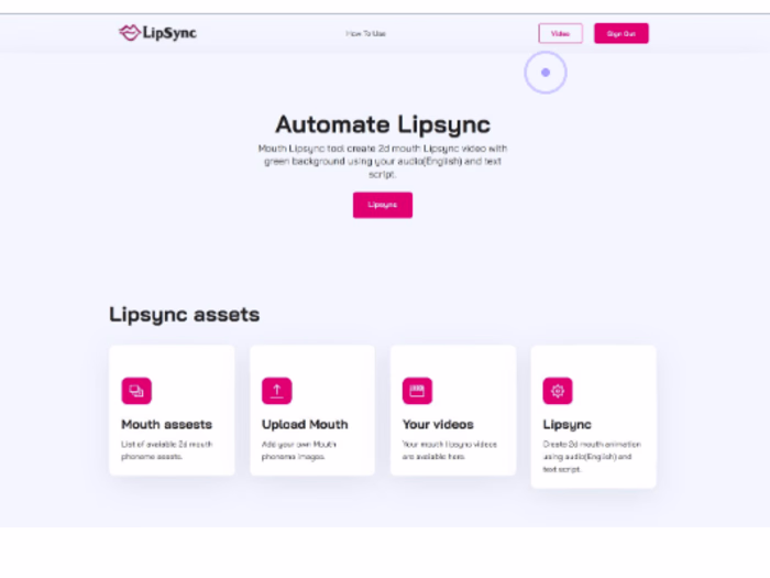 GitHub - oyekamal/lipsync-website