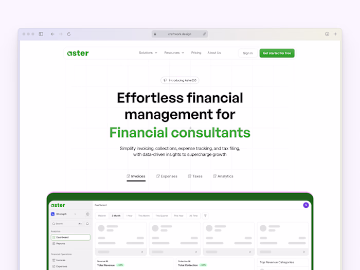 Asterbi 2.0 • Effortless Financial Management