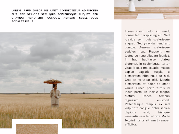 Create your magazine design 