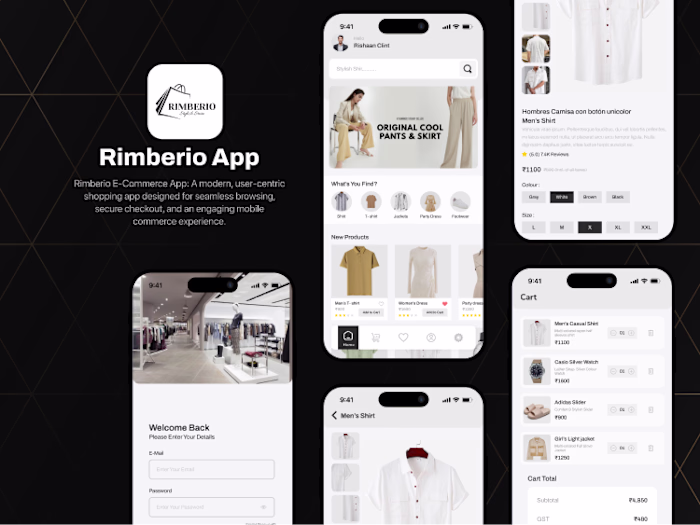 Development & UI/UX Implementation for Rimberio E-Commerce