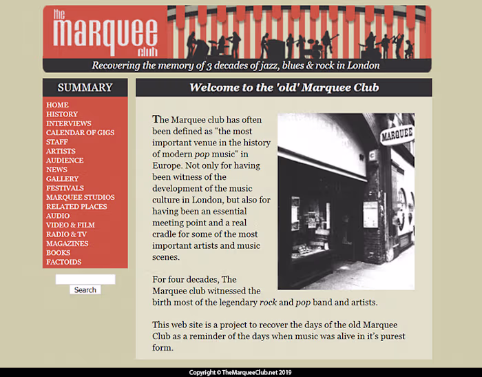 The Marquee Club's Case Study