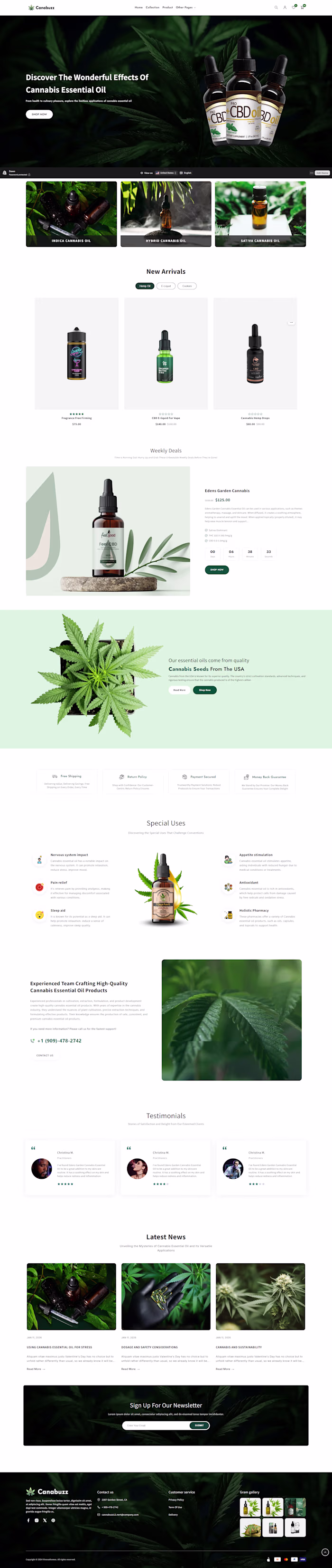 Shopify landing Page Design pro with animation