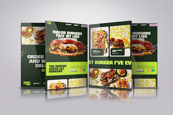 Conversion-Focused Website for Thunder Buns
