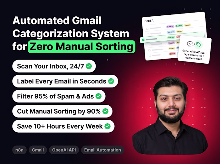 AI-Powered Gmail Auto-Categorization & Label Automation