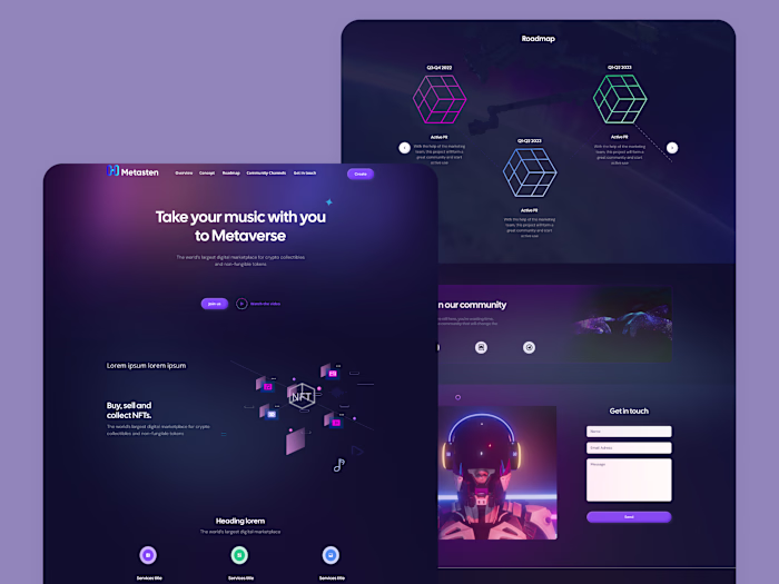 Nft Marketplace / Landing Page