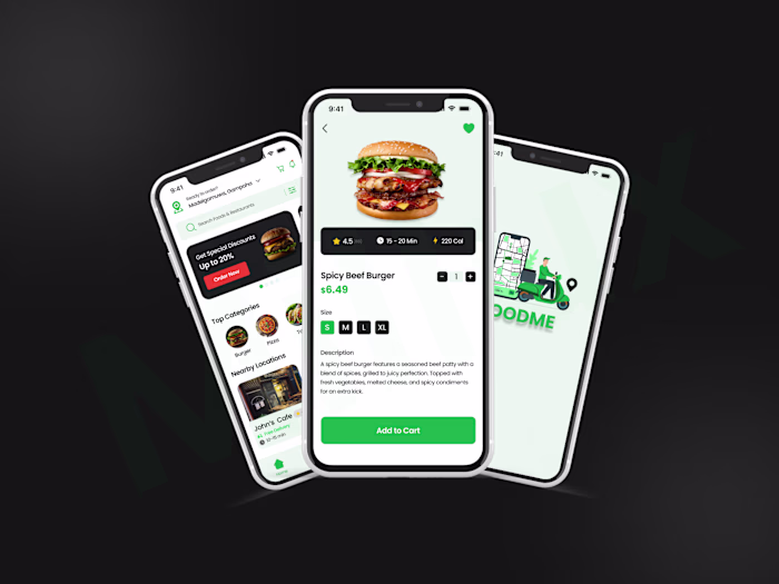 Food Delivery Mobile App - FoodMe