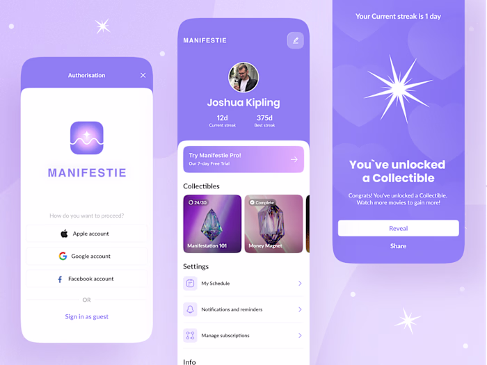 Manifestie App Design 