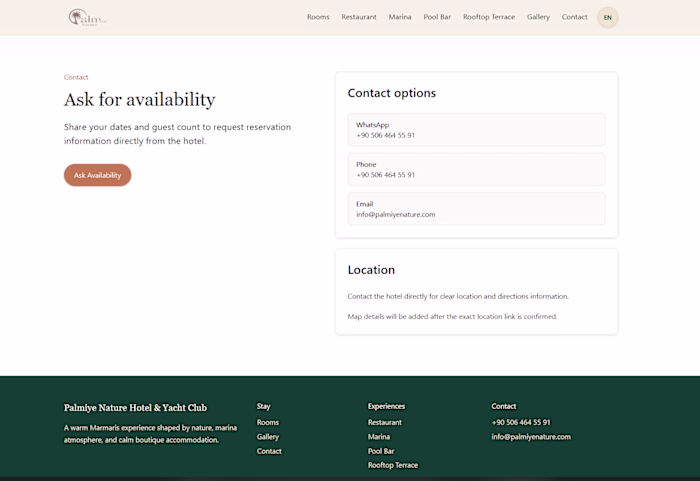 Built a modern multilingual website
