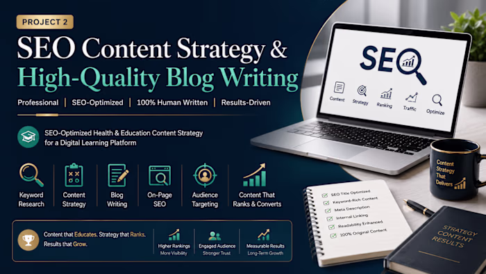 SEO Content Strategy & Blog Writing 