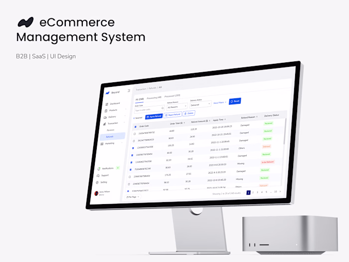 SaaS | E-Commerce Management System Design