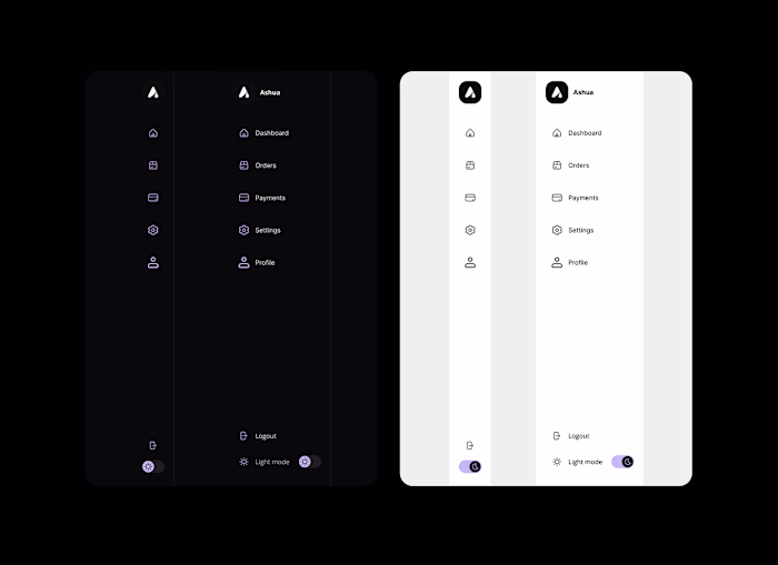 Sidebar Navigation