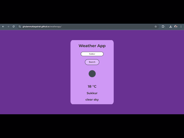 Weather App