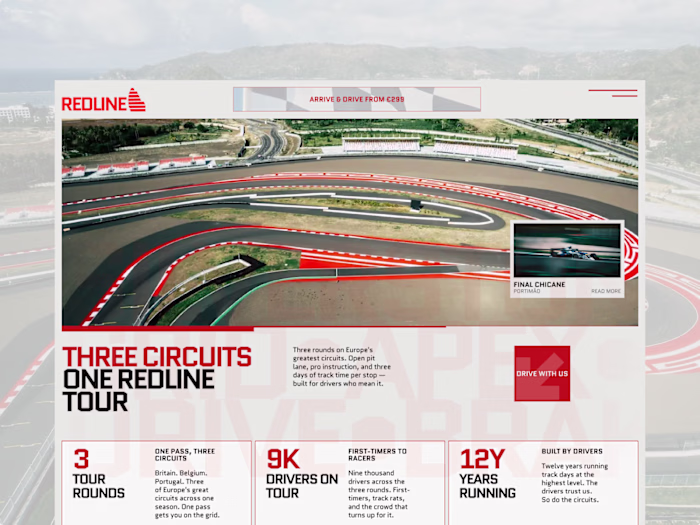 Building a sports/event website template