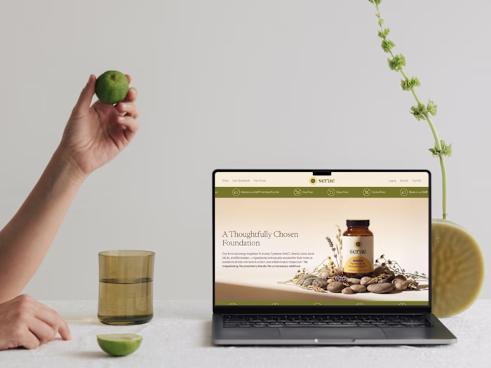 Shopify Website Design for Serae