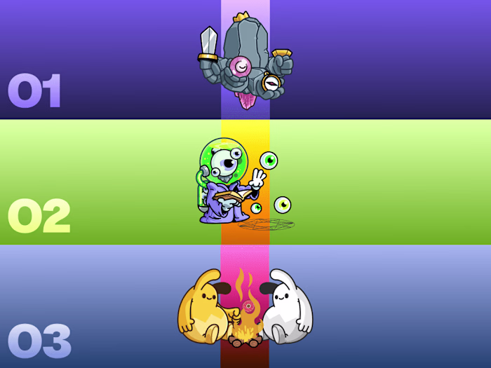 Animations for the main Home page of the Metafy website