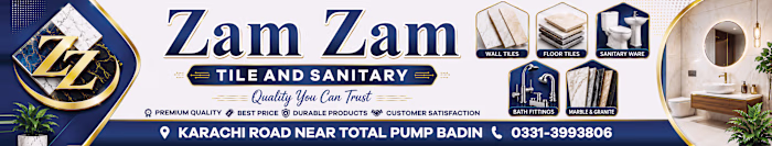 Zam Zam Tiles & Sanitary — Premium Tiles & Sanitary Solutions