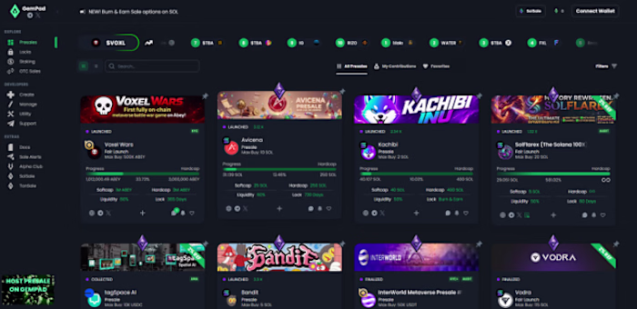 a premier multi-chain decentralized launchpad