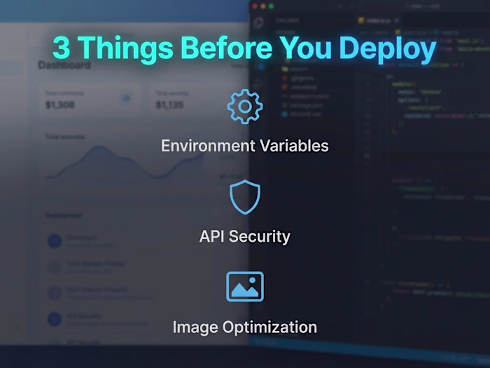 Deploying a Next.js app? Stop✋.